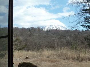 和室からの富士羨望